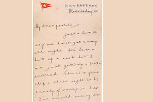 Pismo sa Titanika prodato za 155.000 dolara