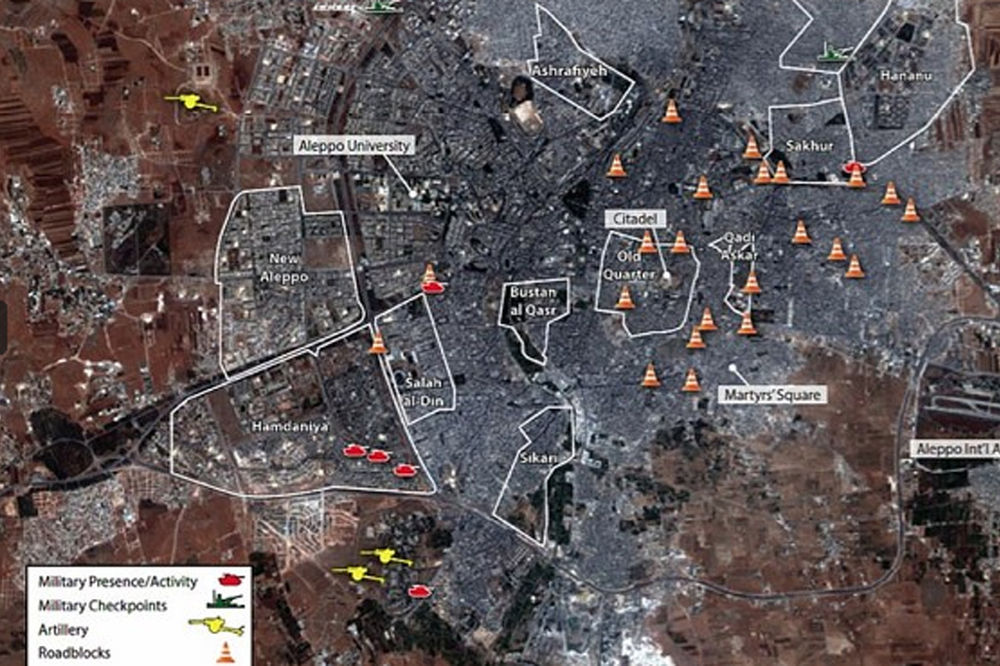 Amnesti internešenel objavio satelitske snimke Alepa