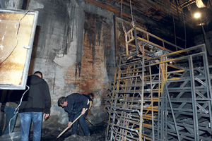 Počela obnova Velike scene oštećene u požaru