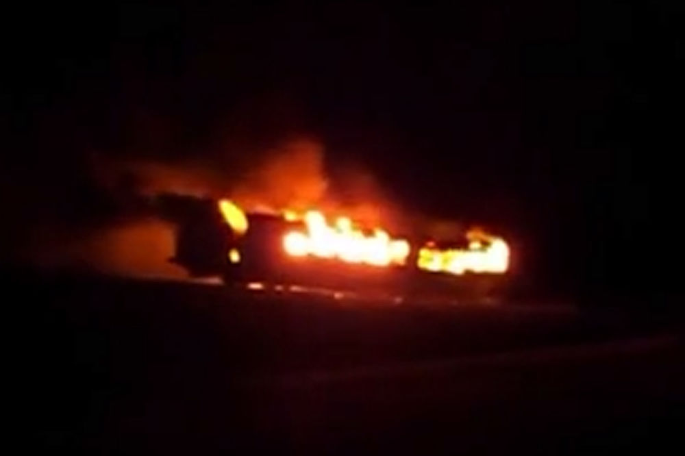 PRAH I PEPEO: Pogledajte snimak voza za Zaječar u plamenu!