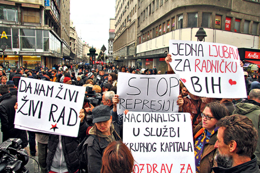 PROTEST: Beograđani podržali Bosance