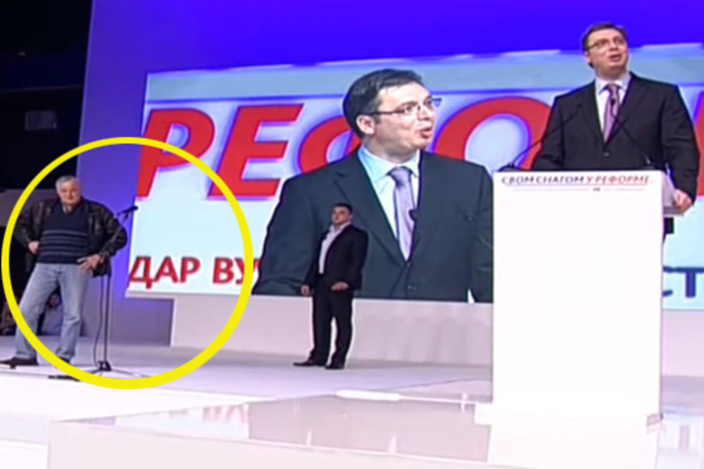 POGLEDAJTE Incident na mitingu SNS: Čovek uleteo na binu, Vučić zaustavio obezbeđenje!
