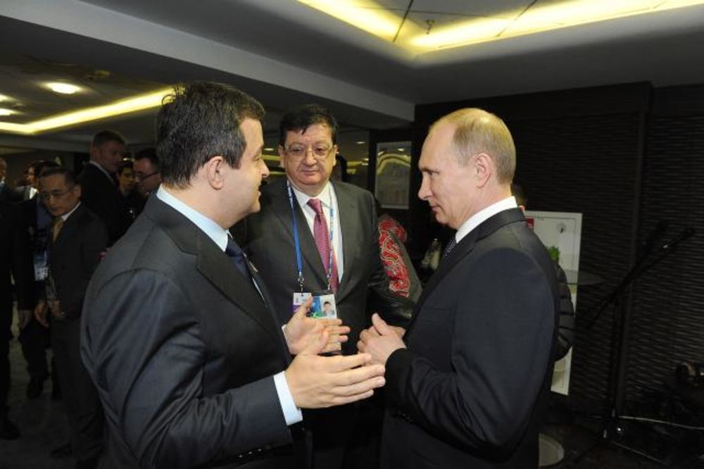 Dačić na prijemu u Sočiju razgovarao sa Putinom