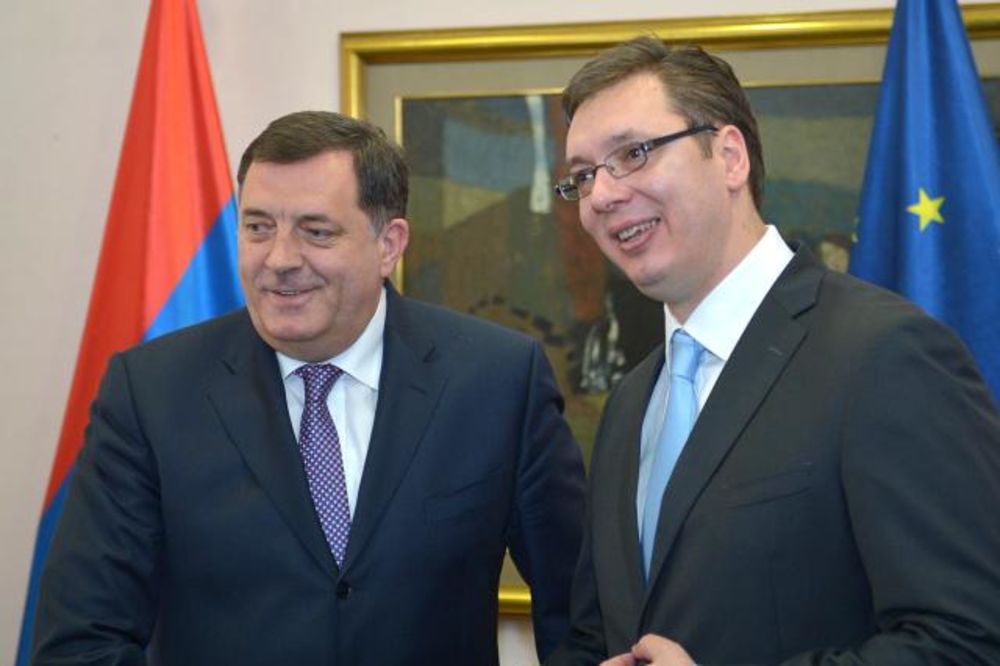 VUČIĆ I DODIK U VLADI SRBIJE: Srbija će štititi stabilnost Republike Srpske!