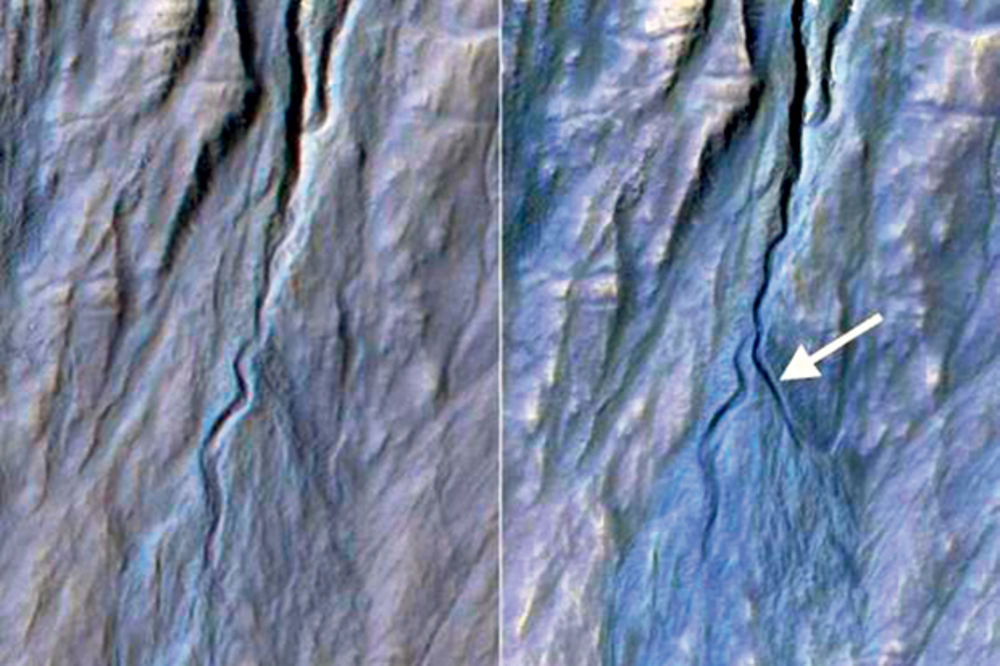 NASA: Novo korito se sasvim iznenada pojavilo na Marsu!