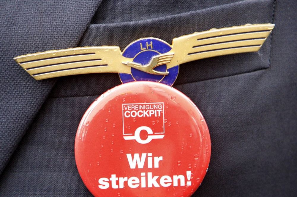 LUDNICA NA AERODROMU: Štrajkuju nemački piloti