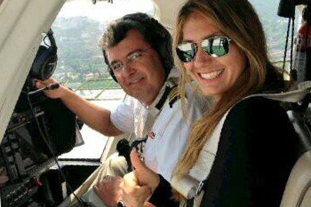 U VELIKOM STILU: Jovana Jakšić na aerodrom stigla helikopterom