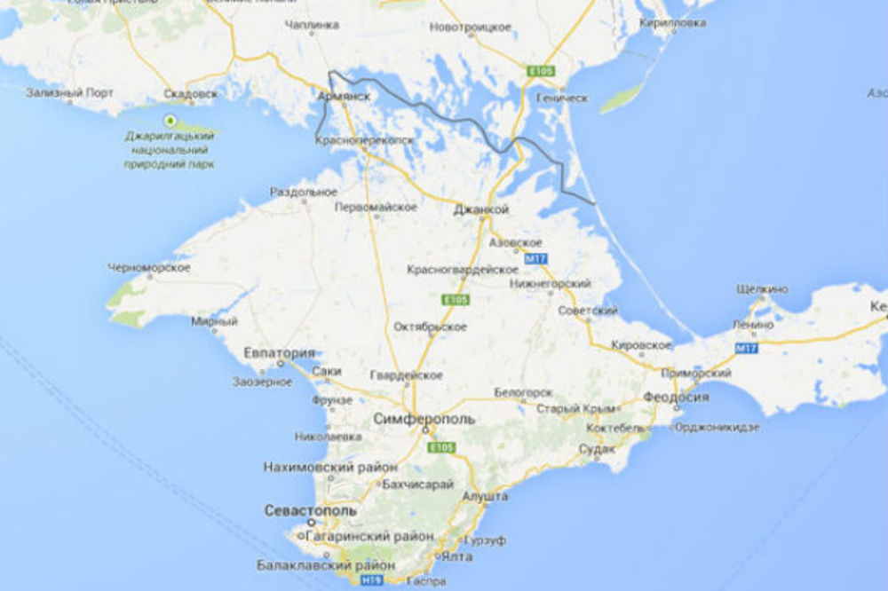 SAMO ZA RUSE: Gugl objavio mapu na kojoj je Krim deo Ruske Federacije!