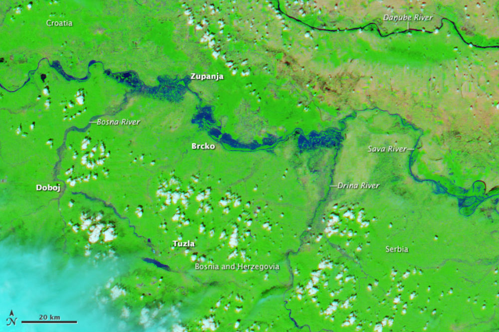 VIDI SE IZ SVEMIRA: Ako ima vanzemaljaca, mogu da vide poplave na Balkanu