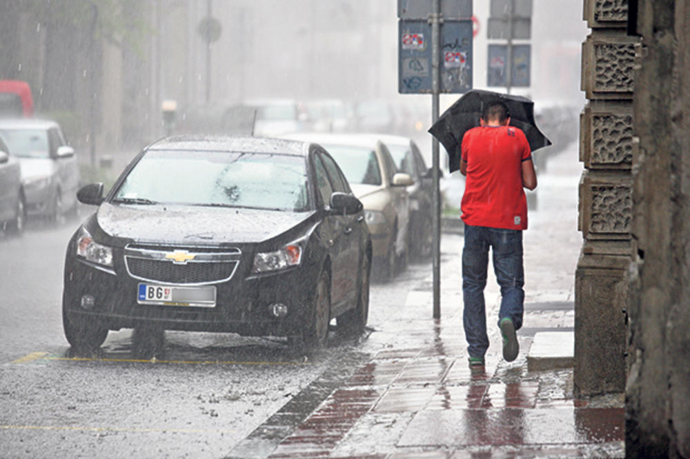 PROMENLJIVO OBLAČNO: Danas mestimično kiša i pljuskovi