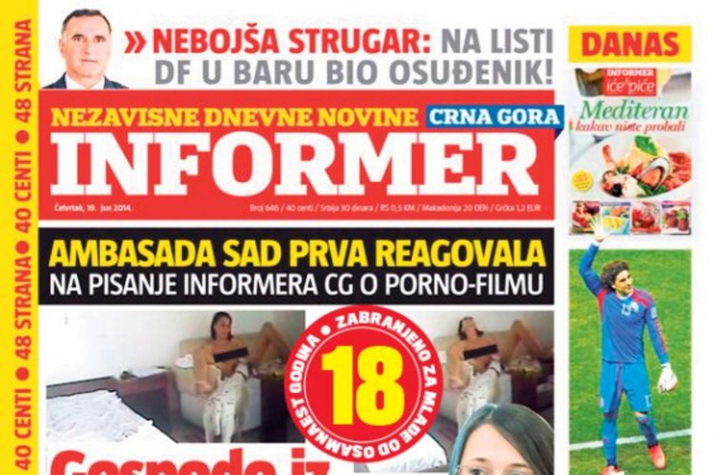 Sud u Podgorici zabranio stare brojeve Informera