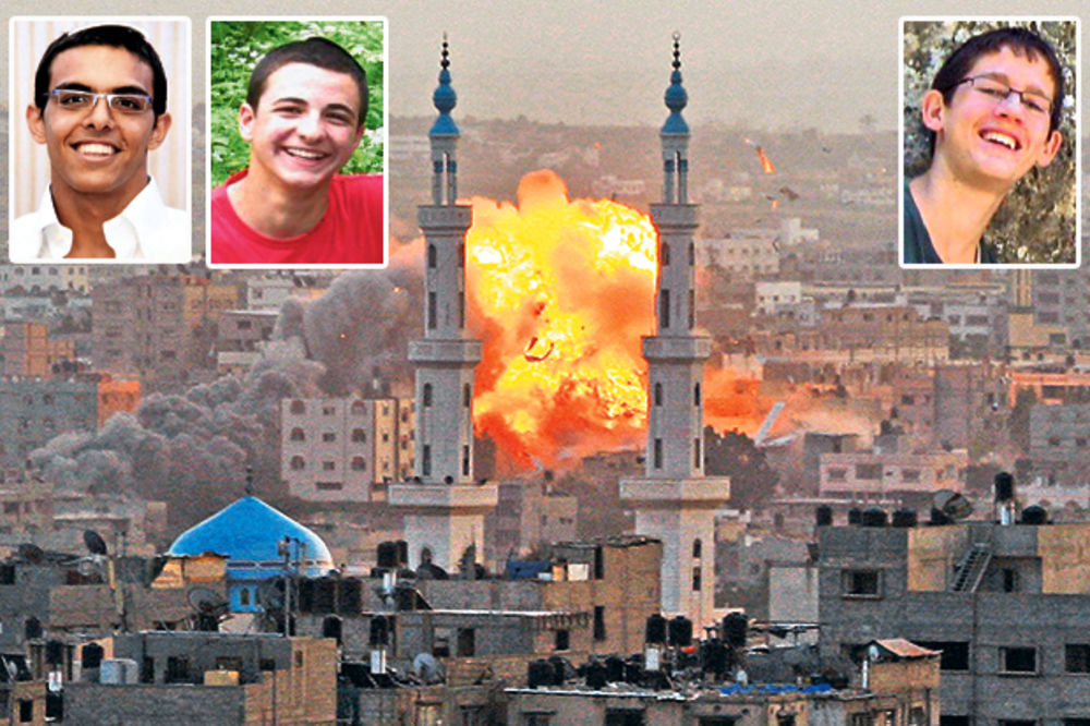 OSVETA: Izrael udario na Gazu zbog ubistva trojice tinejdžera!