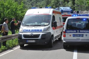 STABILIZOVANO STANJE: Povređeni policajac prevezen helikopterom u Beograd