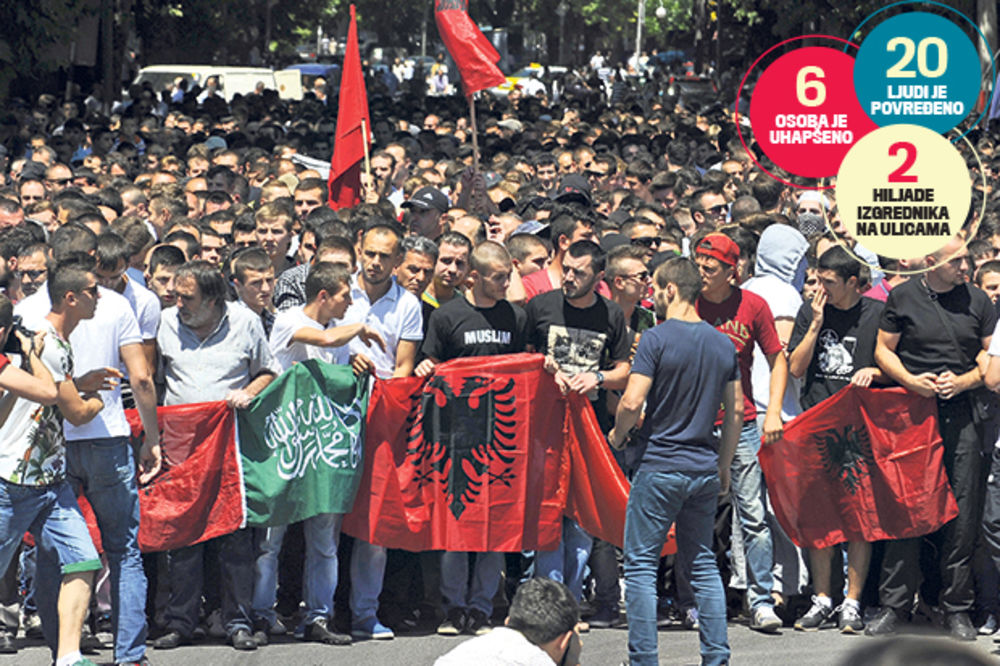 PRETE MAKEDONIJI: Palićemo Skoplje dok ne puste Albance iz zatvora