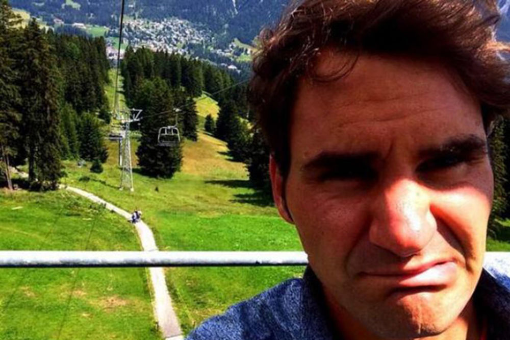 SELFI FEDERERA: Rodžer provodi leto na švajcarskim planinama