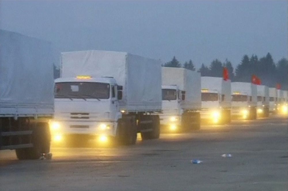 KIJEV: Ruski humanitarni konvoj ne može u Ukrajinu, pomoć mora da se prepakuje
