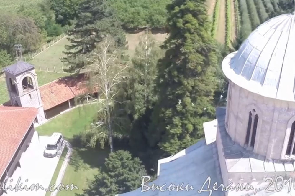 (VIDEO) Pogledajte manastir Dečani iz vazduha