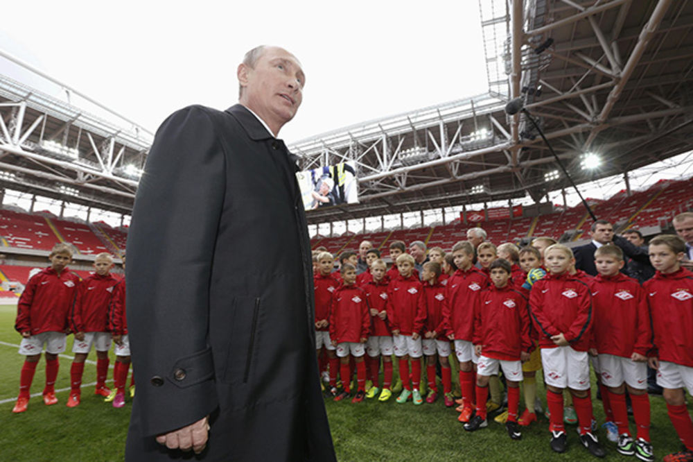 CRVENA ZVEZDA PRVI GOST: Vladimir Putin otvorio novi stadion Spartaka