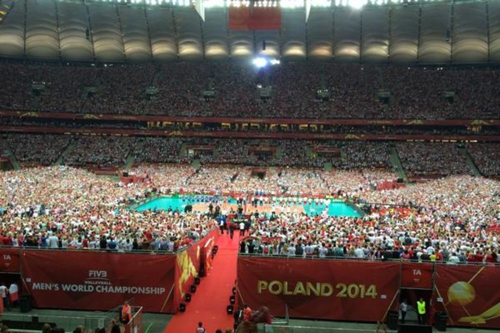(FOTO) 62.100 GLEDALACA: Odbojkaši Srbije i Poljske oborili svetski rekord