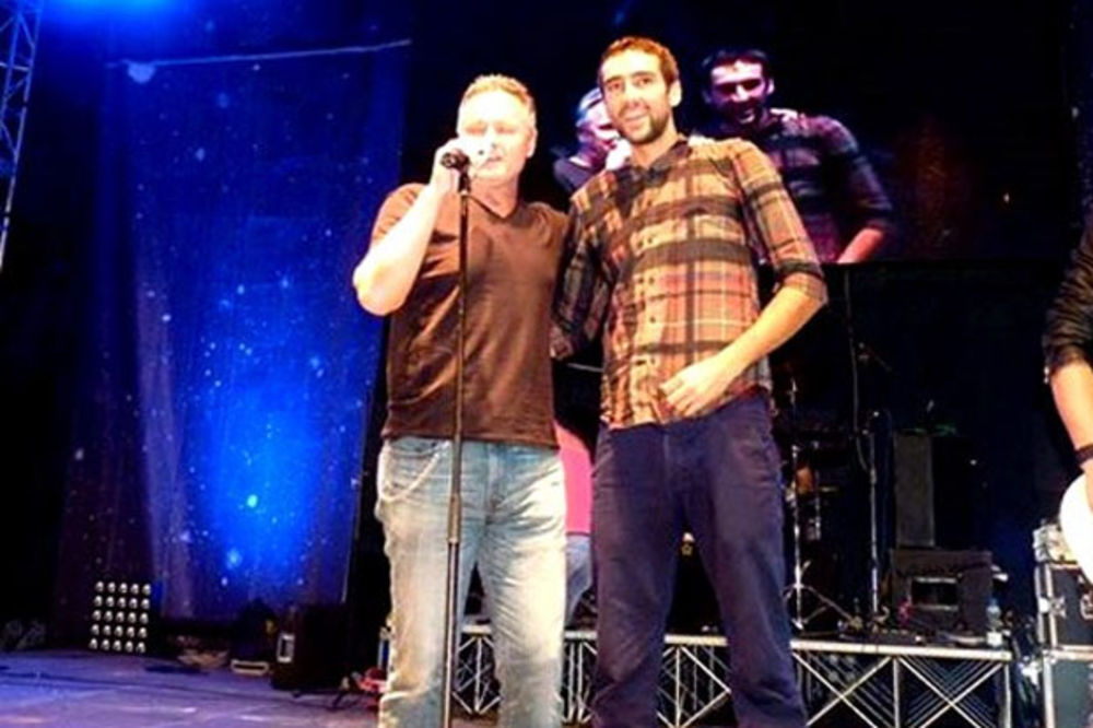(VIDEO) FEŠTA: Tompson i Čilić zajedno pevali na koncertu u Međugorju