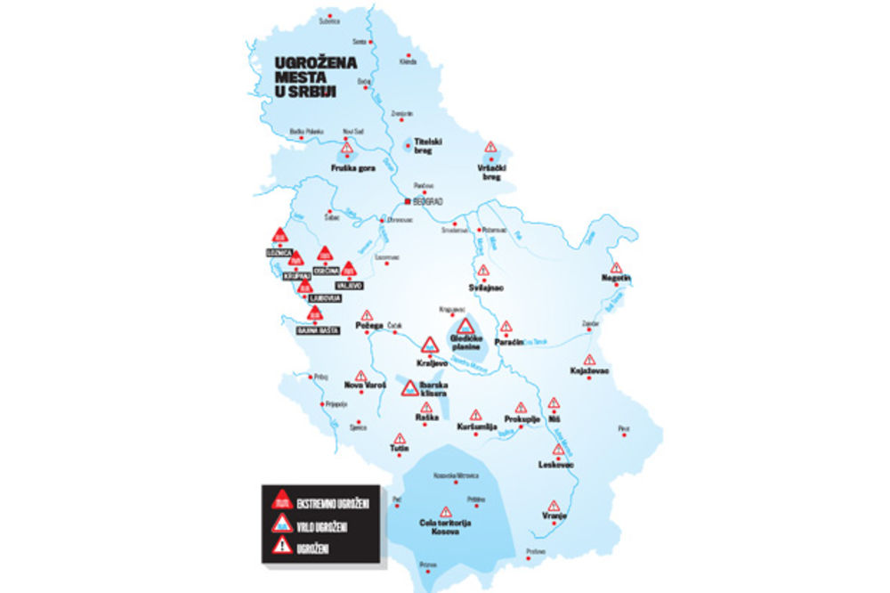 UPOZORENJE STRUČNJAKA: Srbiji preti 11.500 bujičnih tokova!