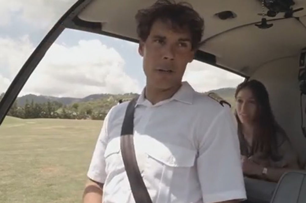 (VIDEO) UČI DA BLEFIRA RIVALE: Rafael Nadal kao pilot helikoptera