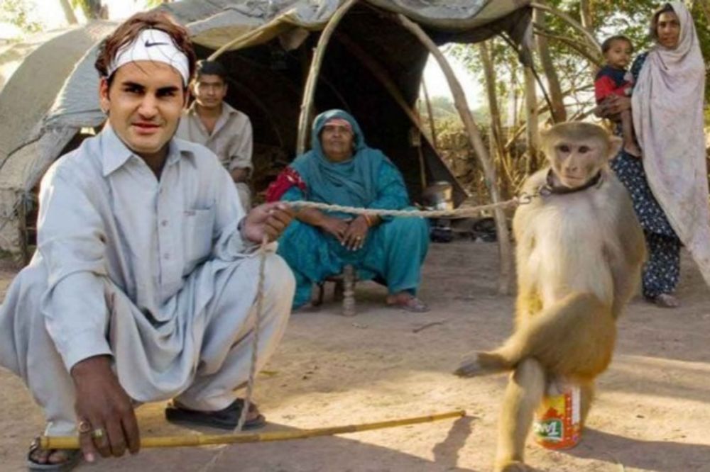(FOTO) NAVIJAČI KAO INSPIRACIJA: Rodžer Federer putuje kroz Indiju
