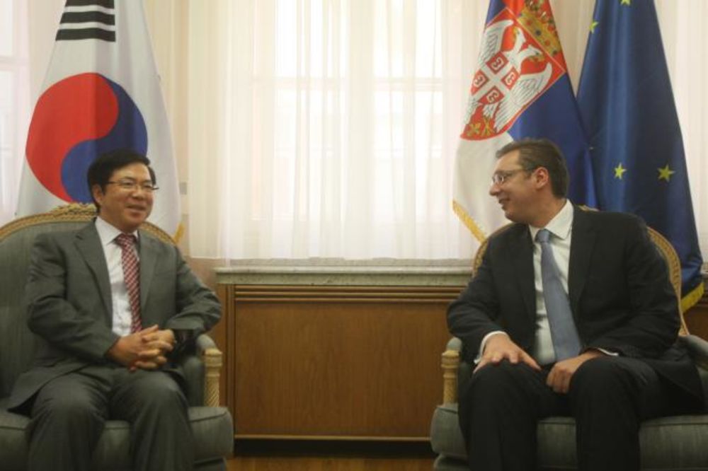 OPROŠTAJNA POSETA: Vučić primio ambasadora Južne Koreje