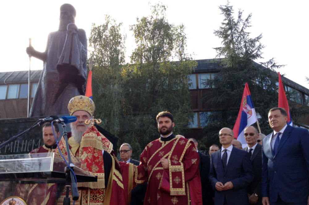 Patrijarh Irinej poželeo da predsednik Milorad Dodik i dalje vodi Srpsku