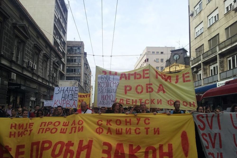 KOLAPS U CENTRU GRADA: Studenti predali zahteve ministarstvu prosvete!