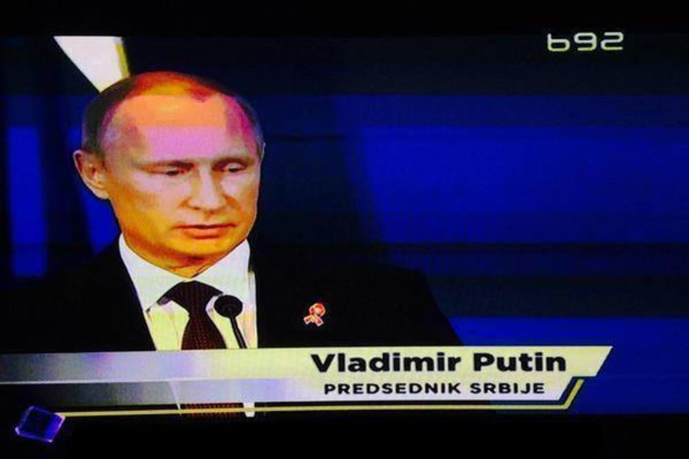 DA LI JE NEKO OBAVESTIO NIKOLIĆA? Vladimir Putin je predsednik Srbije!