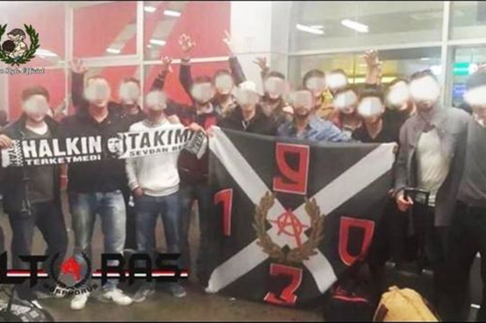 TURSKA OFANZIVA NA BEOGRAD: Navijači Bešiktaša već stigli na meč protiv Partizana