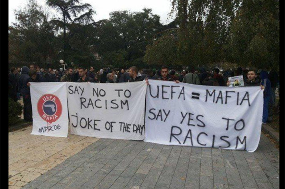 (FOTO) ALBANCI SU CRNCI, TAKO ONI KAŽU: Optužili UEFA za "rasizam"!?