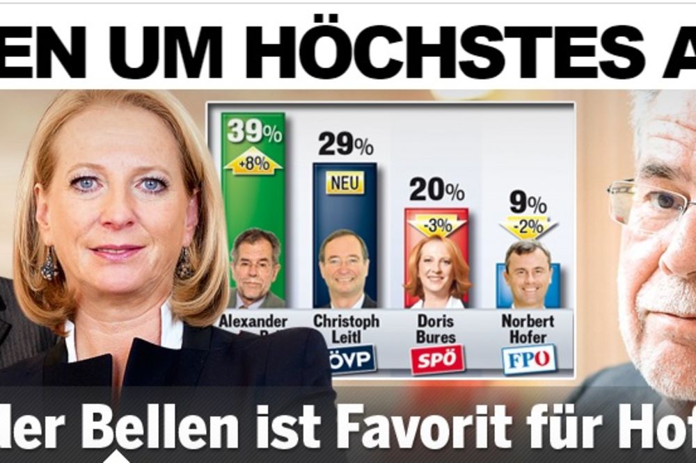 ŠANSA ZELENIH: Van der Belen favorit za predsednika Austrije!