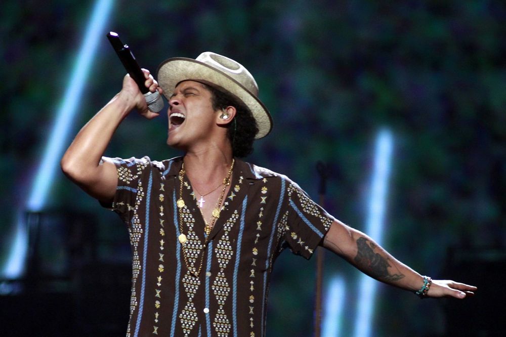 Bruno Mars i Ed Širan na festivalu Rok u Riju