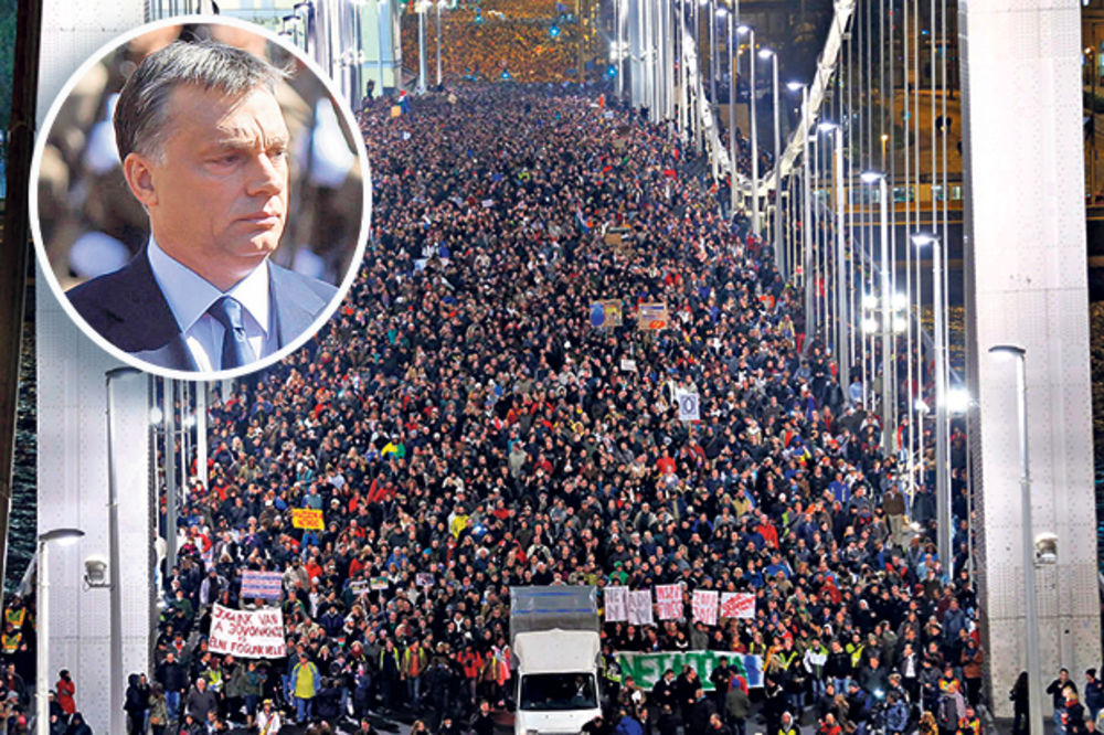 Mađari ruše premijera Orbana zbog interneta