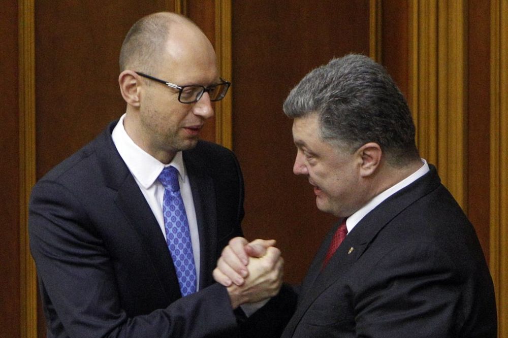 TANDEM: Porošenko podržava nominaciju Jacenjuka za novog premijera Ukrajine