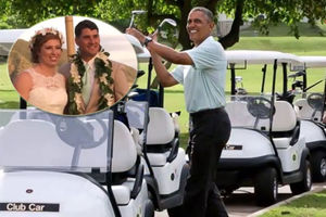 (VIDEO) PRIORITET: Morali da presele venčanje da bi Obama odigrao partiju golfa