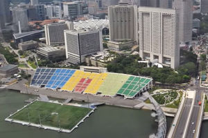 (VIDEO) FUDBAL NA VODI: Pogledajte gde će igrati Singapurćani