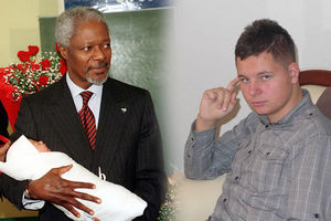 ZEMLJANIN BROJ 6.000.000.000: Evo kako izgleda beba koju je Kofi Anan držao u rukama pre 16 godina