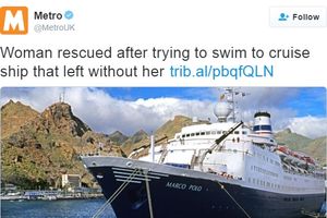 IZGUBILA SUPRUGA NA AERODROMU: Ugledala brod i skočila za njim u Atlantski okean