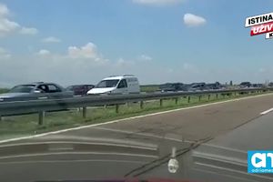 (KURIR TV) AKO MOŽETE IZBEGAVAJTE OVAJ PRAVAC: Kolona vozila od Novog Sada ka Beogradu duga oko 5 km