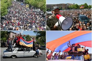 (FOTO) HILJADE LJUDI NA ULICAMA JEREVANA, LIDER OPOZICIJE PORUČIO: Nastavljamo sa protestima do konačne pobede!