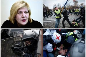 DUNJA MIJATOVIĆ OZBILJNO ZABRINUTA: Francuska policija previše brutalna prema Žutim prslucima