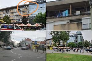 DRAMA U CENTRU KRAGUJEVCA: Portir heroj spasao mlađu ženu, sprečio je da skoči sa zgrade (FOTO)