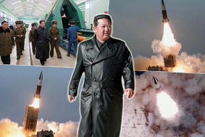 SEVERNA KOREJA IZVELA JOŠ DVA TESTA RAKETNOG SISTEMA Kim Džong Un posetio fabriku municije