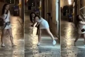 ŠTA TO BI? Pijana turistkinja na Jadranu napravila haos: Uzela je stolicu u ruke i krenuo je cirkus! VIDEO
