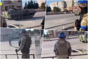 UKRAJINCI POVRATILI BALAKLIJU: Vojska sa oklopnim vozilima preplavili gradske ulice! Plavo žuta zastava se vijori u gradu