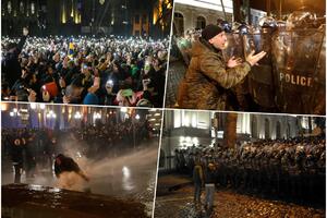 GRUZIJA: Sukobi s policijom na protestu zbog zakona o stranim agentima