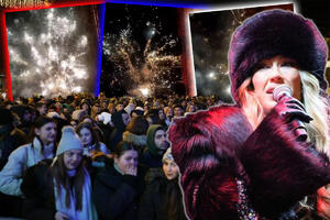TRGOVI KRCATI, VATROMET OBASJAVA NEBO: Srbija čeka novu godinu po julijanskom kalendaru, na Trgu republike SPEKTAKL